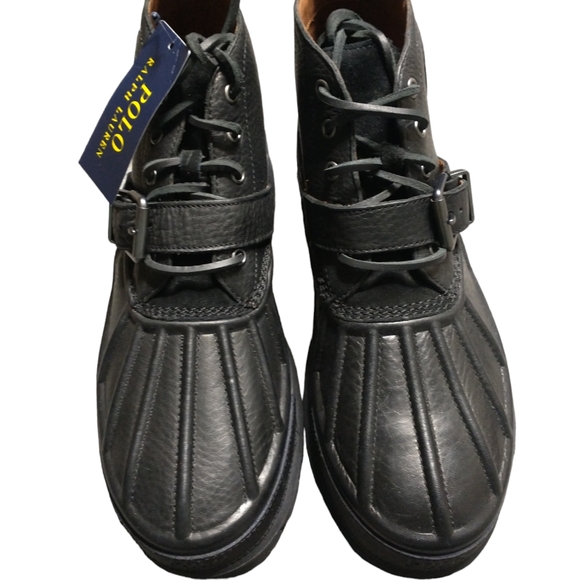 POLO Ralph Lauren OSLO Low BT 11D Duck Boot Leather Upper NWT - Picture 5 of 11